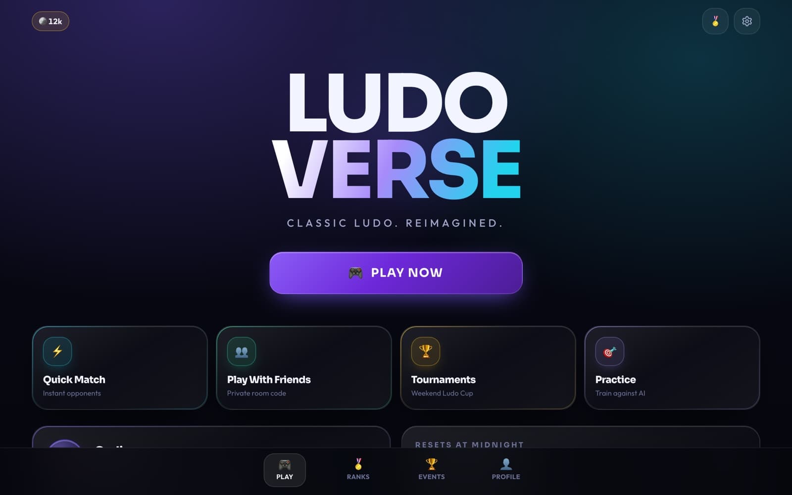 Ludoverse running in a browser